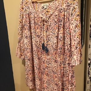 Boho Billabong dress! Cute pattern! Size medium